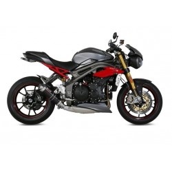 EXHAUST MIVV GP PER TRIUMPH SPEED TRIPLE R 2016-2018, APPROVED BLACK