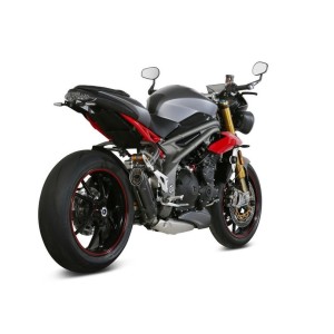 EXHAUST MIVV SUONO TRIUMPH SPEED TRIPLE R 2016-2018, APPROVED BLACK/CARBON LOW PASS