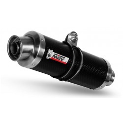 PAIR OF MIVV HEXAUST GP TRIUMPH SPEED TRIPLE R 2016-2018, APPROVED CARBON