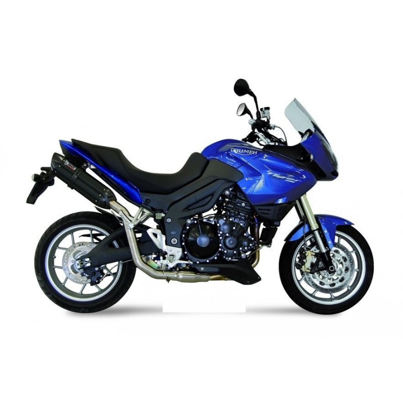 TERMINALE MIVV SUONO TRIUMPH TIGER 1050 2007-2015, DEKAT BLACK/CARBONIO