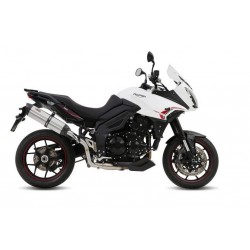 TERMINALE MIVV SUONO PER TRIUMPH TIGER SPORT 1050 2013-2016*, DEKAT ACCIAIO/CARBONIO