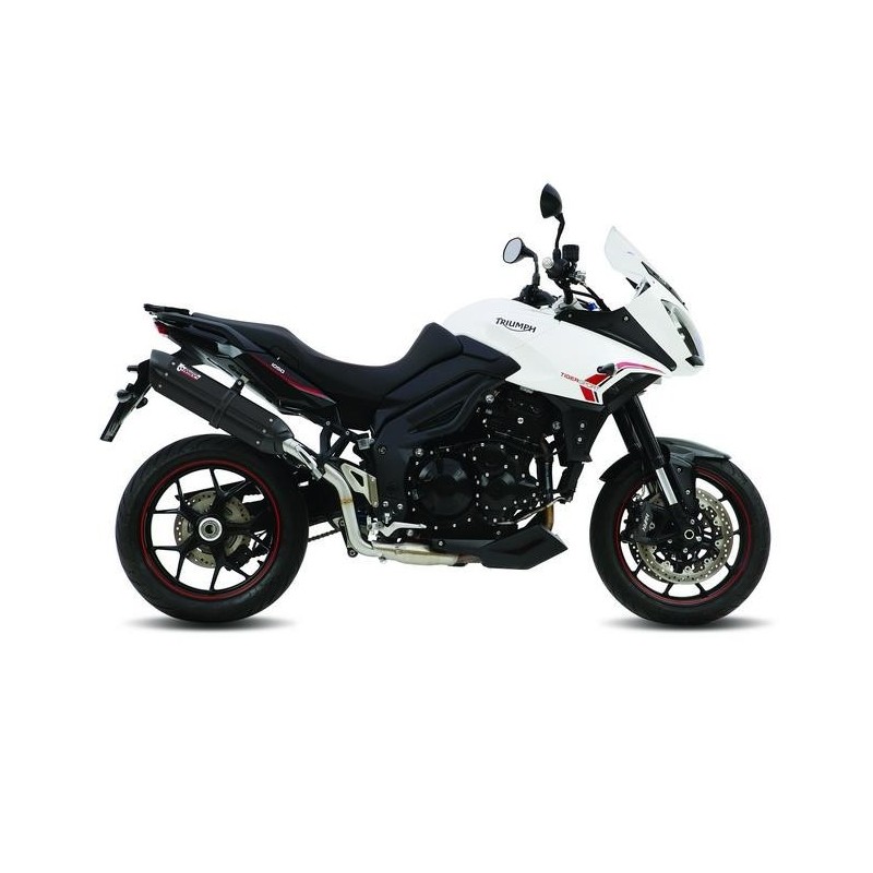 EXHAUST MIVV SUONO FOR TRIUMPH TIGER SPORT 1050 2013-2016*, DEKAT BLACK/CARBON