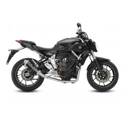 COMPLETE EXHAUST SYSTEM MIVV GP FOR YAMAHA MT-07 2014-2020, DEKAT CARBON ALTO