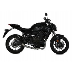 IMPIANTO DI SCARICO COMPLETO MIVV GP PRO PER YAMAHA MT-07 2014-2020, DEKAT CARBONIO PASSAGGIO ALTO