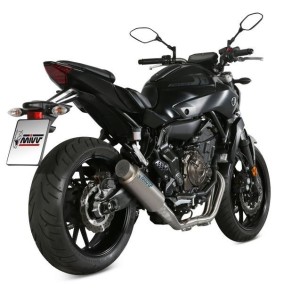 IMPIANTO DI SCARICO COMPLETO MIVV GP PRO YAMAHA MT-07 2014-2020, DEKAT TITANIO PASSAGGIO ALTO
