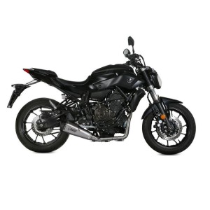 IMPIANTO DI SCARICO COMPLETO MIVV DELTA RACE YAMAHA MT-07 2014-2020, DEKAT ACCIAIO/CARBONIO