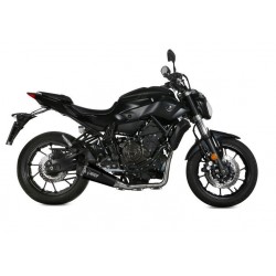 COMPLETE EXHAUST SYSTEM MIVV DELTA RACE FOR YAMAHA MT-07 2014-2020, DEKAT BLACK/CARBON