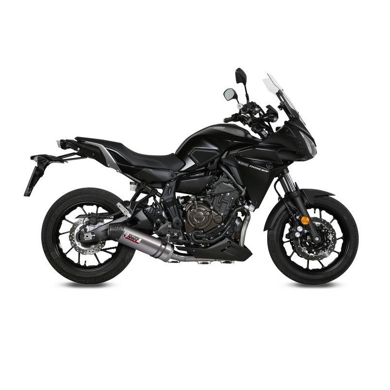 COMPLETE EXHAUST SYSTEM MIVV OVAL YAMAHA TRACER 700 2016-2019, DEKAT TITANIUM/CARBON