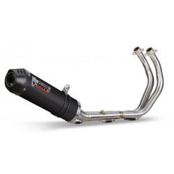 COMPLETE EXHAUST SYSTEM MIVV OVAL FOR YAMAHA TRACER 700 2016-2019, DEKAT CARBON