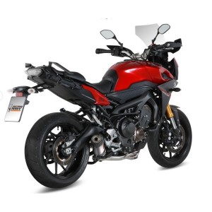 IMPIANTO DI SCARICO COMPLETO MIVV OVALE YAMAHA TRACER 900 2015-2020, DEKAT TITANIO/CARBONIO