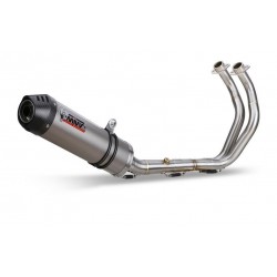 COMPLETE EXHAUST SYSTEM MIVV OVAL YAMAHA XSR 700 2016-2020, DEKAT TITANIUM/CARBON