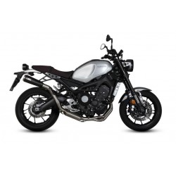 IMPIANTO DI SCARICO COMPLETO MIVV GHIBLI PER YAMAHA XSR 900 2016-2020, DEKAT BLACK PASSAGGIO ALTO