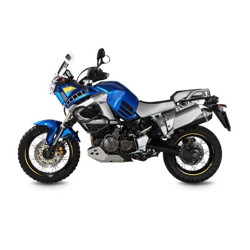 EXHAUST MIVV SPEED EDGE YAMAHA XT 1200 ZE SUPER TENERE 2014-2020, APPROVED BLACK/CARBON