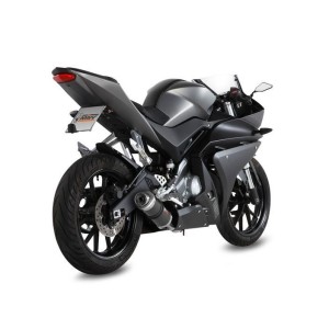 IMPIANTO DI SCARICO COMPLETO MIVV GP YAMAHA YZF-R 125 2014-2018, DEKAT CARBONIO
