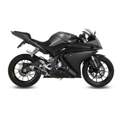 IMPIANTO DI SCARICO COMPLETO MIVV GP PER YAMAHA YZF-R 125 2014-2018, DEKAT BLACK