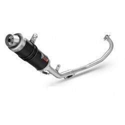 COMPLETE EXHAUST SYSTEM MIVV GP FOR YAMAHA YZF-R 125 2014-2018, DEKAT BLACK