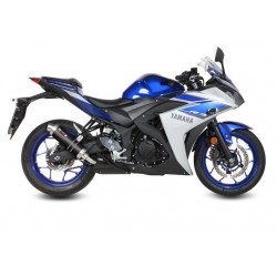 EXHAUST MIVV GP FOR YAMAHA YZF-R3 2015-2018, APPROVED CARBON