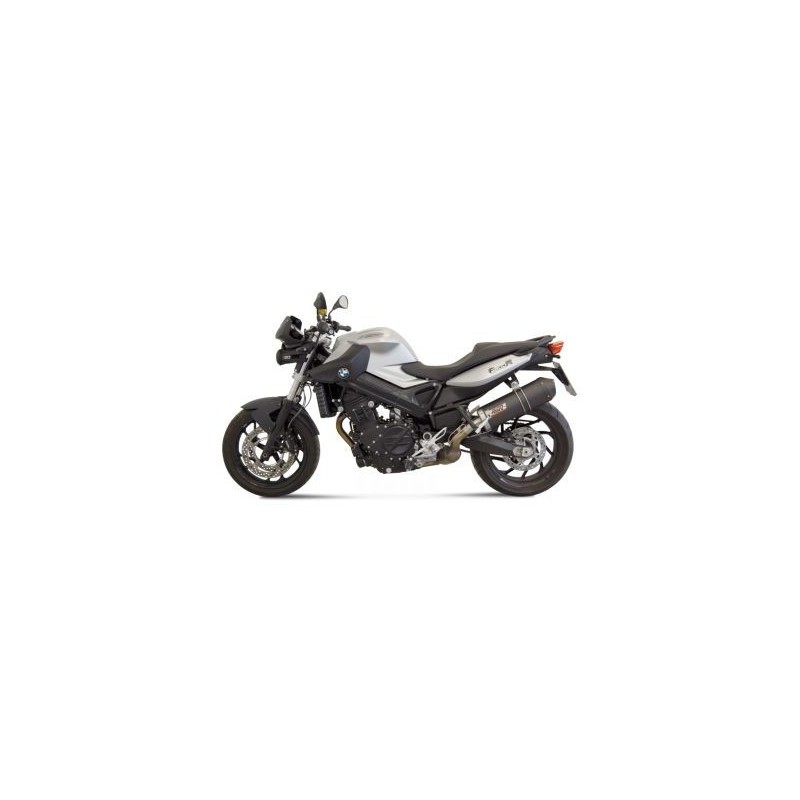 TERMINALE MIVV OVALE BMW F 800 R 2009-2019, OMOLOGATO CARBONIO