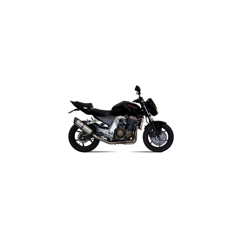 EXHAUST MIVV SUONO KAWASAKI Z 750 2004-2006, APPROVED STEEL/CARBON