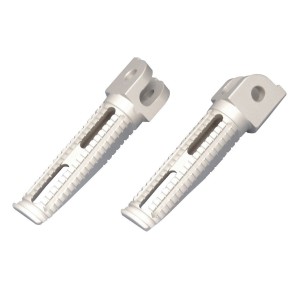 COPPIA POGGIAPIEDI PILOTA HONDA CBR 600 F 2001-2006, SILVER