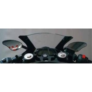 PAR DE RETROVISORES UNIVERSALES PARA MOTOCICLETAS CON FLECHAS LED INTEGRADAS, NEGRO, APROBADO