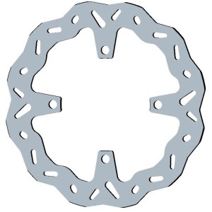 BREMSSCHEIBEN HINTEN BRAKING WAVE W-FIX KAWASAKI Z 900 2017-2019