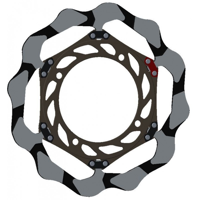 BREMSSCHEIBEN VORNE BRAKING BATFLY EPTA SUZUKI RM-Z 450 2018