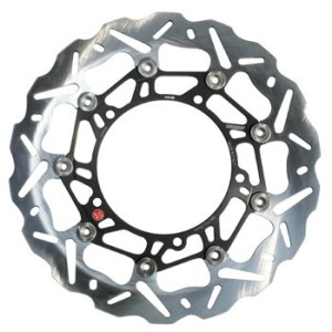 COPPIA DISCHI FRENO ANTERIORI BRAKING WAVE SK3 TRIUMPH SPEED TRIPLE 1050 2007