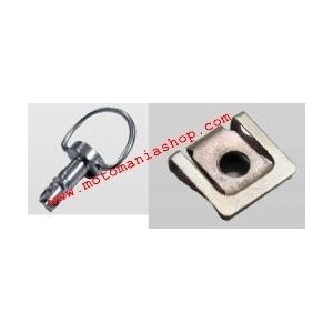 QUICK HOOK KIT FOR FAIRINGS WITH PIN AND CLIP RECEPTACLE