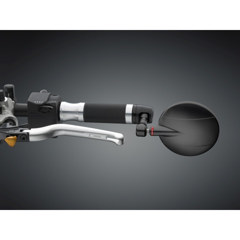 ESPEJO RETROVISOR DOBLE POSICION HOMOLOGADO RIZOMA SPY-R 94.5, NEGRO