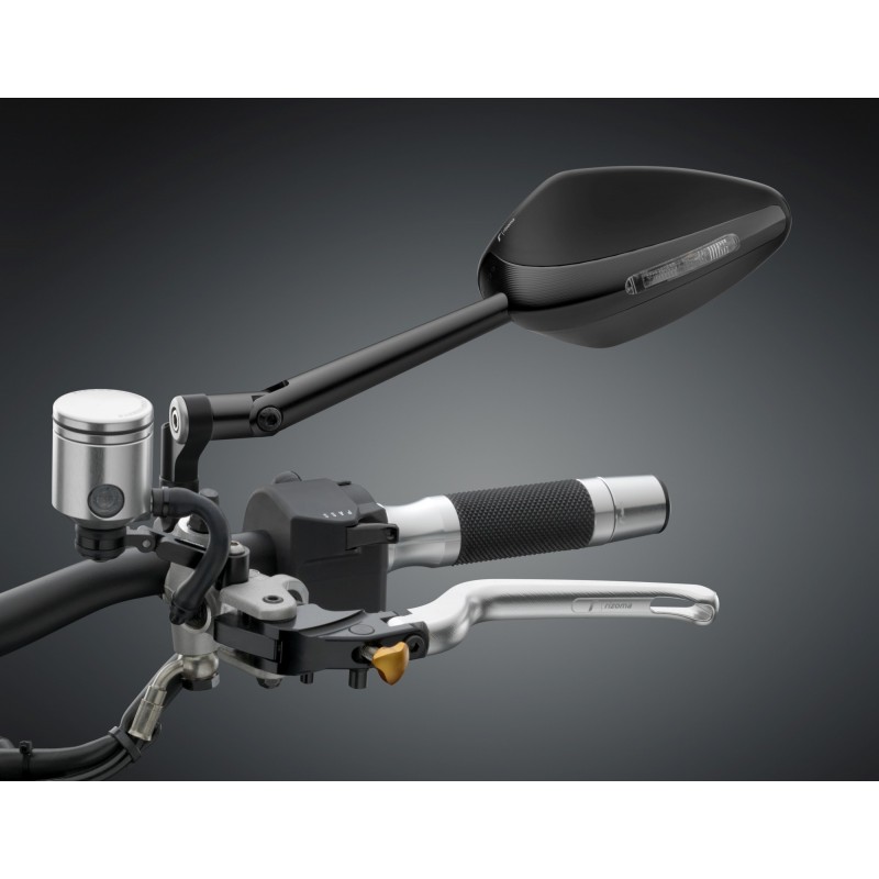 TWO-POSITION REARVIEW MIRROR WITH INTEGRATED DIRECTION INDICATOR FAST RIZOMA L NAKED, APPROVED