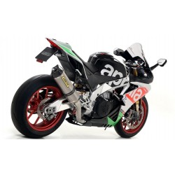 ARROW RACE-TECH EXHAUST APRILIA RSV4 RR 2017-2018*, TITANIUM/CARBON, DEKAT