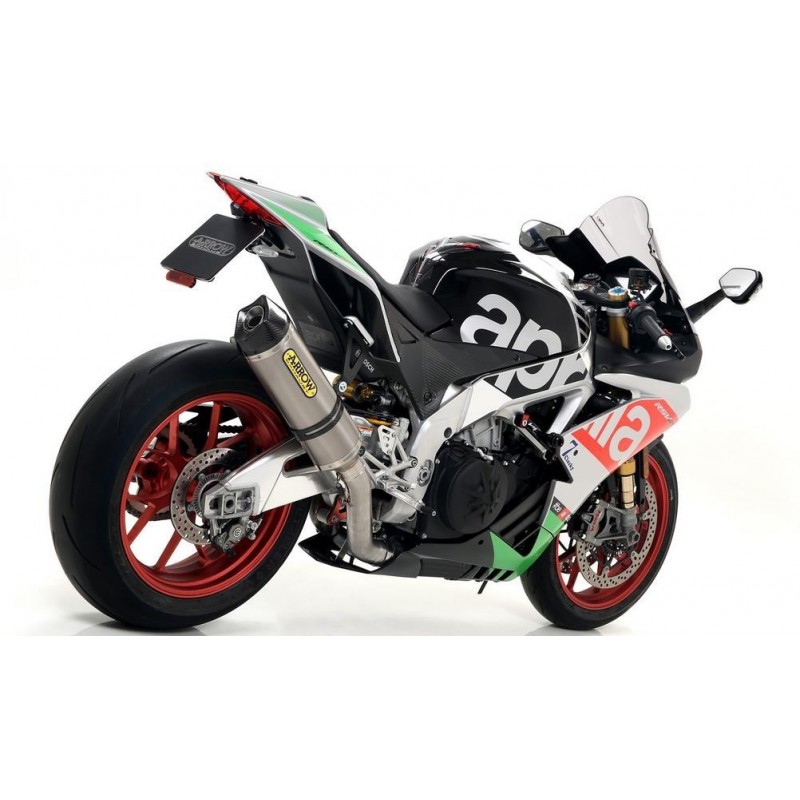TERMINALE ARROW RACE-TECH APRILIA RSV4 RR 2017-2018*, TITANIO/CARBONIO, DEKAT