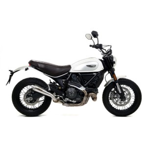TERMINALE ARROW PRO-RACE DUCATI SCRAMBLER CLASSIC 800 2015-2018, ACCIAIO, CATALIZZATO