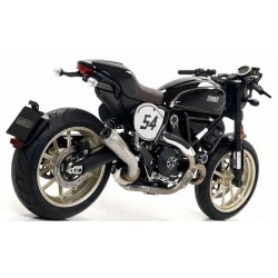 ARROW PRO-RACE EXHAUST DUCATI SCRAMBLER CAFE RACER 2017-2018, DARK STEEL, DEKAT