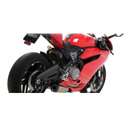 PAIR OF ARROW WORKS EXHAUST DUCATI 899 PANIGALE 2013-2015, TITANIUM/CARBON, APPROVED