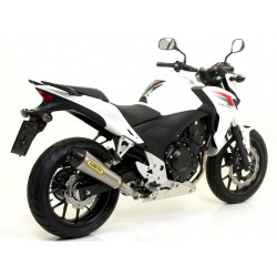 TERMINALE ARROW X-KONE HONDA CB 500 F 2013-2015, ACCIAIO/CARBONIO, OMOLOGATO