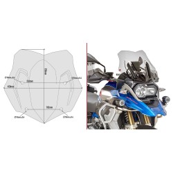 PARABRISAS GIVI SPORTS BMW R 1250 GS 2018-2020, AHUMADO