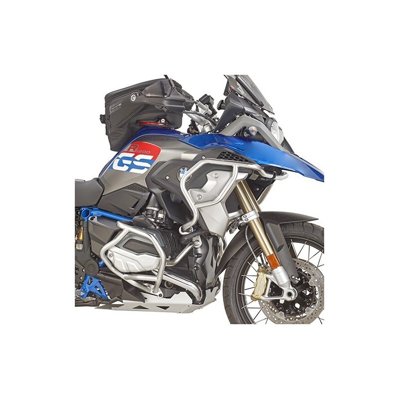 PROTEZIONE TUBOLARE GIVI PER RADIATORI BMW R 1250 GS 2018-2020, ACCIAIO INOX