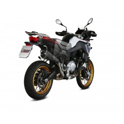 EXHAUST MIVV DELTA RACE BMW F 850 GS 2018-2020, APPROVED STEEL/CARBON