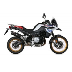 TERMINALE MIVV SUONO PER BMW F 850 GS 2018-2020, OMOLOGATO BLACK/CARBONIO