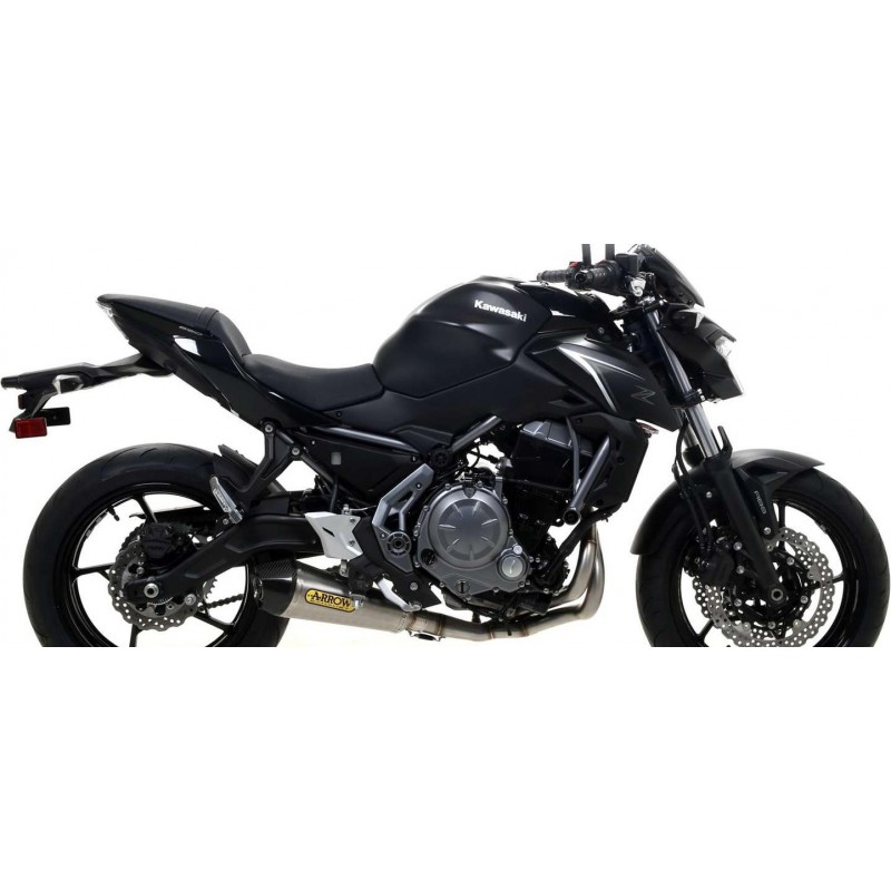 IMPIANTO DI SCARICO COMPLETO ARROW X-KONE KAWASAKI Z 650 2017-2019, ACCIAIO/CARBONIO, CATALIZZATO