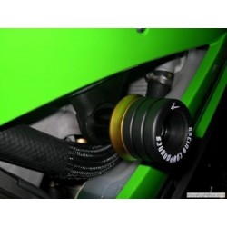 COPPIA TAMPONI PROTEZIONE CARENA 4-RACING YAMAHA R1 2009-2014 ORO