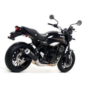 TERMINALE DI SCARICO ARROW REBEL KAWASAKI Z 900 RS 2018-2020, ALLUMINIO DARK, OMOLOGATO