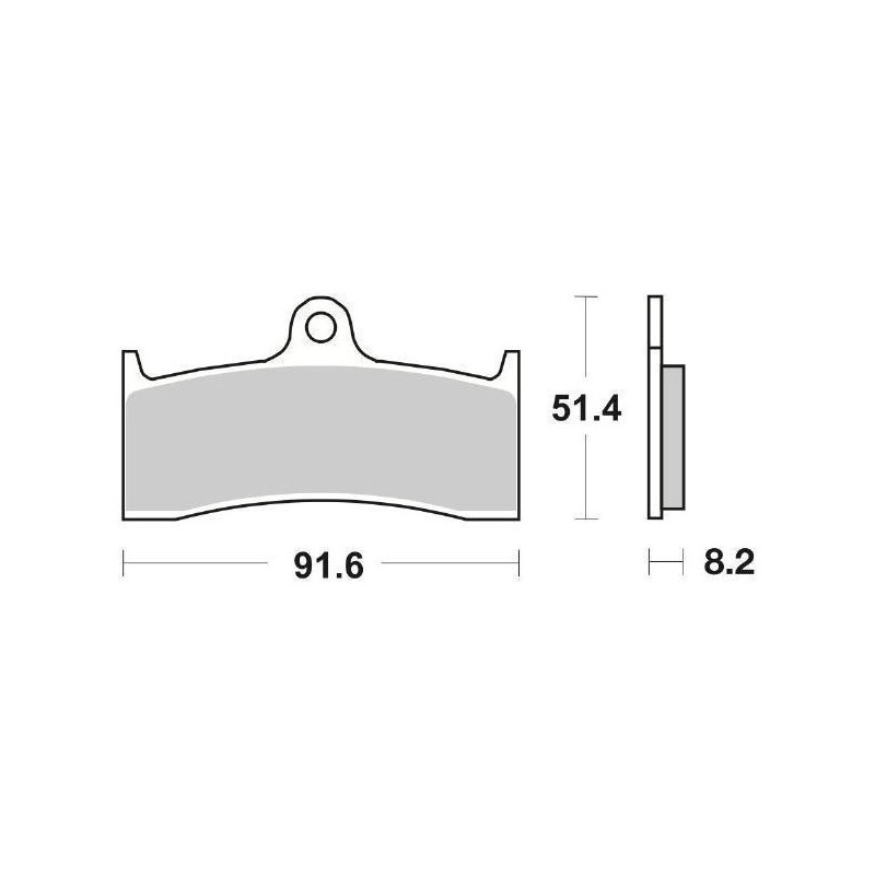 SINTERED FRONT BRAKE PADS SET SBS 676 HS MV AGUSTA BRUTALE 750 S