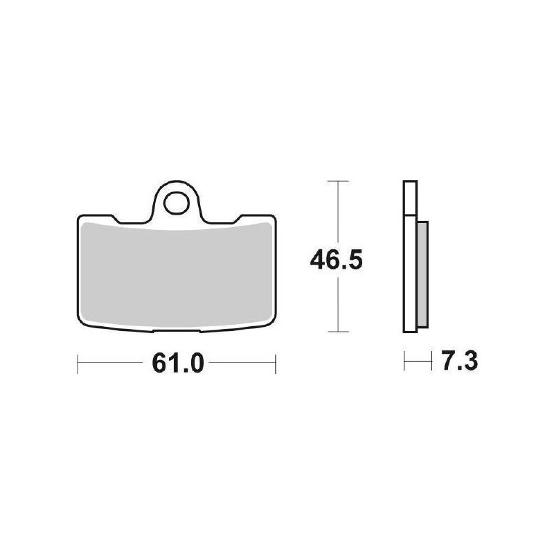 SINTERED FRONT BRAKE PADS SET SBS 856 HS BUELL XB12S LIGHTNING