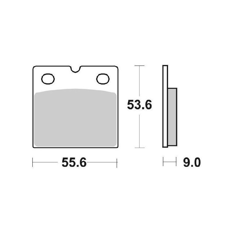 SINTERED REAR BRAKE PADS SET SBS 506 LS BMW K 1200 GT 2004-2005