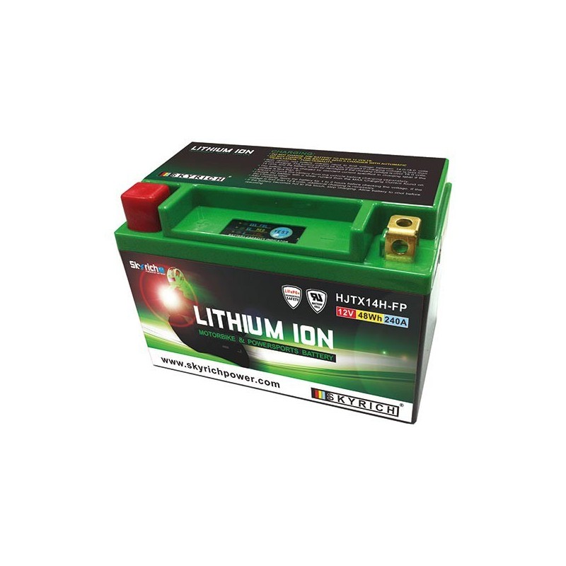 BATTERIA AL LITIO SKYRICH HJTX14H APRILIA RSV 1000 R 1998-2000