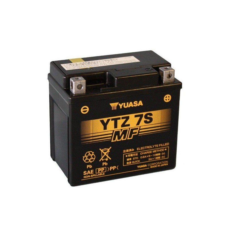 YUASA YTZ7-S SEALED BATTERY HONDA CBF 600 2004-2007