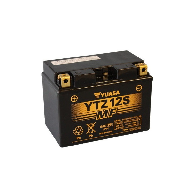 YUASA YTZ12-S VORGELADENE VERSIEGELTE BATTERIE HONDA NC 700 X 2012-2013